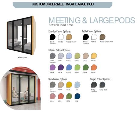 B.Quiet Large 4-6 Person Meeting Pod