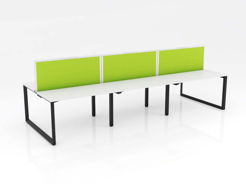 Anvil Desk 6-User Double Sided workspace with Studio50 Screen