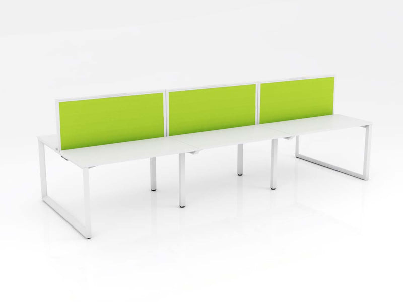 Anvil Desk 6-User Double Sided workspace with Studio50 Screen