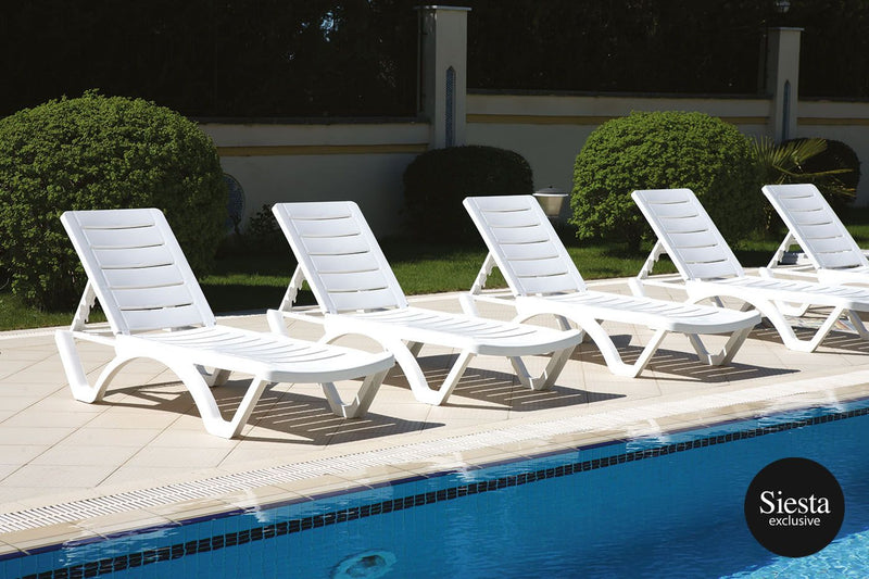 Aqua Sunlounger 3 Piece Package with Side Table (MOQ 2)