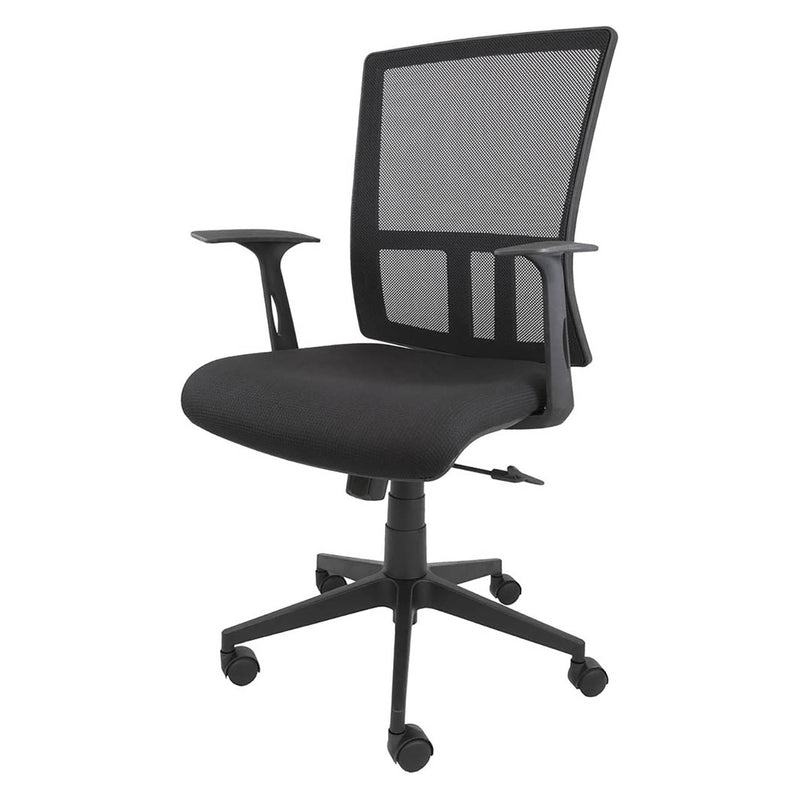 "Meet" Mesh Chair High Back With Adjustable Arm Black