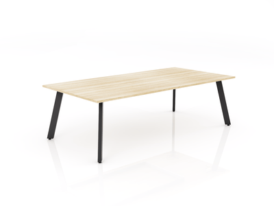 Flare Table 2400x 1200 wooden style