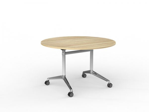 Uni Flip Round Folding Mobile Table