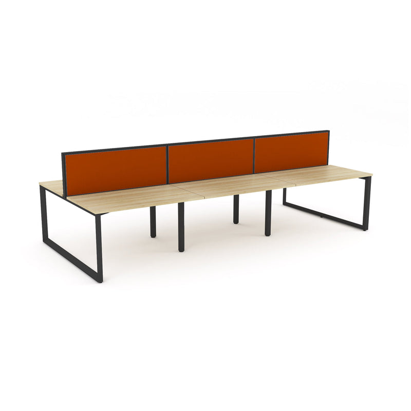 Anvil Desk 6-User Double Sided workspace with Studio50 Screen