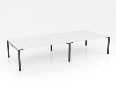 Axis Stretch 4 Person Double Sided Desk