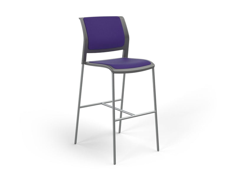 Game Barstool With Upholstery