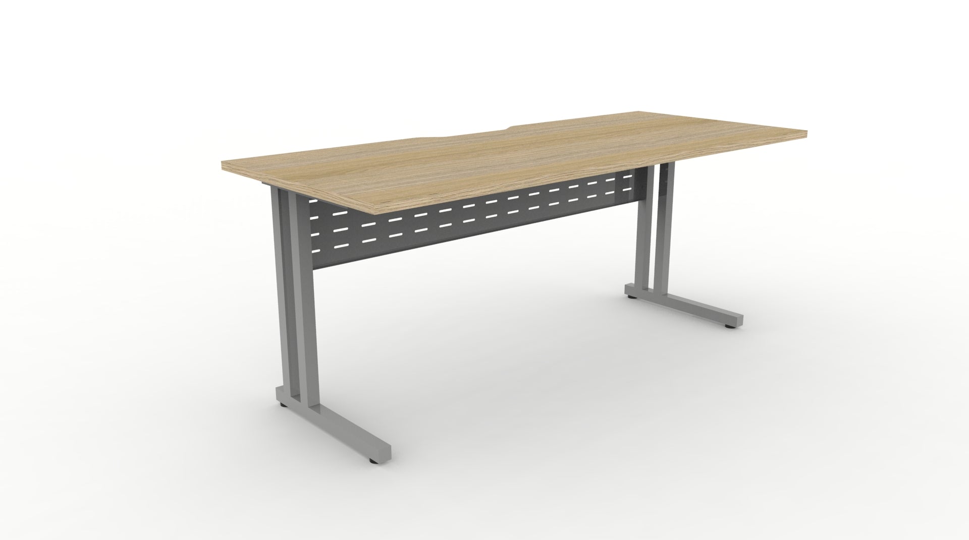 Rapid C Leg Straight Desk - 750mm Deep